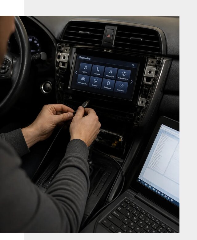 Русификация японских автомагнитол под ключ в Реже