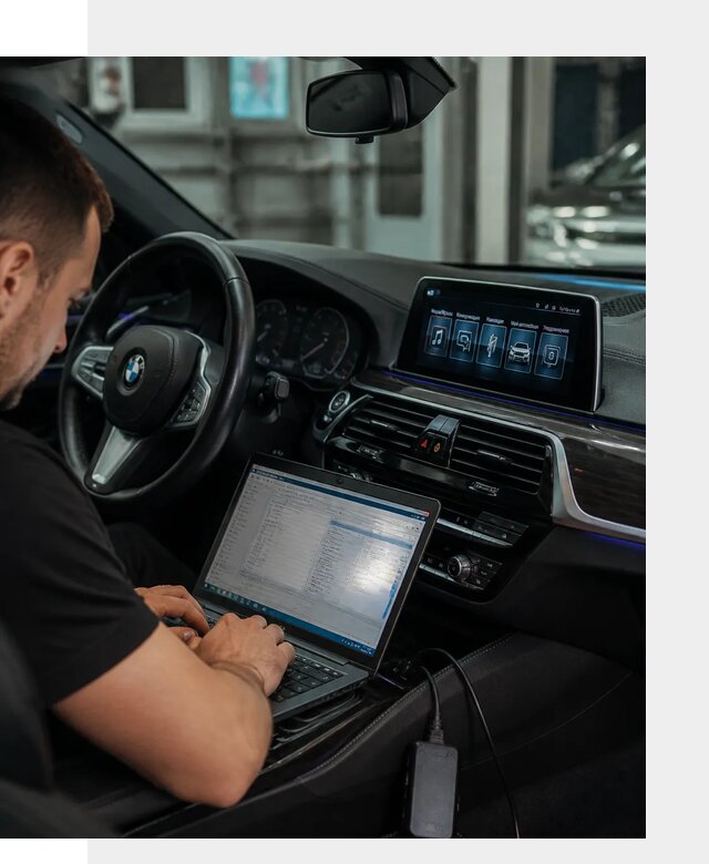 Русификация мультимедиа BMW для авто под ключ в Реже