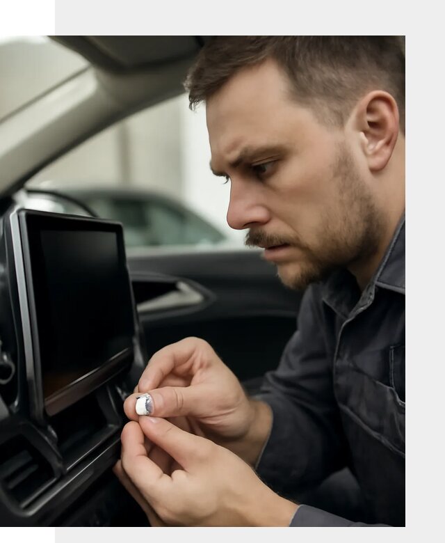 Установка SIM карты в авто для мультимедиа в Реже